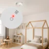 Rauchmelder mit 9V Batterie, Lange Lebensdauer, Lautstärke Alarm 85dB, Brandmelder kabellos, DIN EN 14604