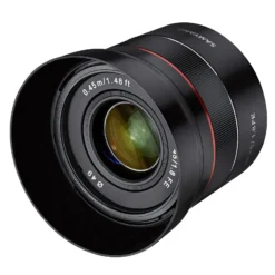 Samyang AF 45 mm F1,8 Objektiv kompatibel mit Sony FE, Kameraobjektiv für Vollformat und APS-C, Festbrennweite, Autofokus und 53° Bildwinkel, perfektes Kamerazubehör für Fotografie