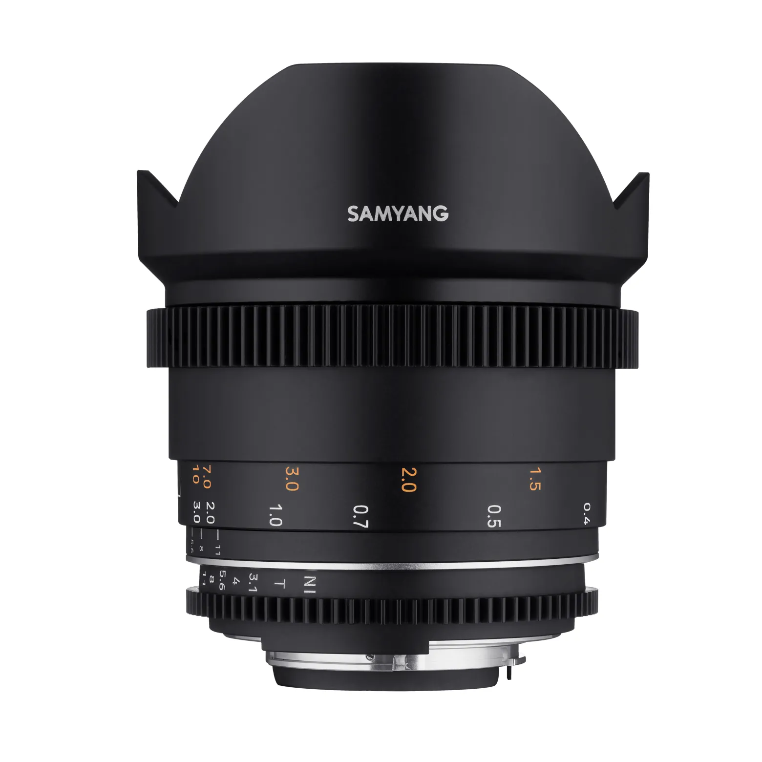 Samyang Cinema-Weitwinkelobjektiv MF 14mm T3.1 VDSLR MK2 kompatibel mit Nikon F – für Vollformat – mit 9-Lamellen-Blende für Bokeh & Sonnensterne – robust & wettergeschützt, 8K & Follow Focus