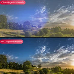 Samyang Gegenlichtblende für AF 75 mm F1,8 Sony FE Sonnenblende Objektivschutz gegen Streulicht und Reflexionen