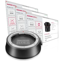 Samyang Lens Station für AF Canon RF Objektive - Docking-Station ermöglicht System Upgrade, kalibriert Blende und Fokus automatisch, einfache Handhabung schwarz