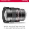 Samyang MF 85 mm Objektiv F1.4 AS IF UMC kompatibel mit Sony E, Kameraobjektiv für Vollformat und APS-C Kameras, hochwertiges Portraitobjektiv mit Innenfokussierung, hohe Lichtstärke