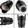 Samyang MF 16mm T2.6 Video DSLR Sony E - manuelles Video Objektiv mit 16mm Festbrennweite für Vollformat oder APS-C Kameras mit Sony E-Mount, ideal für Architektur und Landschaften