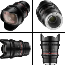 Samyang MF 16mm T2.6 Video DSLR Sony E - manuelles Video Objektiv mit 16mm Festbrennweite für Vollformat oder APS-C Kameras mit Sony E-Mount, ideal für Architektur und Landschaften