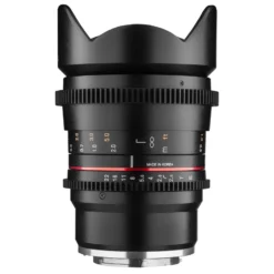 Samyang MF 16mm T2.6 Video DSLR Sony E - manuelles Video Objektiv mit 16mm Festbrennweite für Vollformat oder APS-C Kameras mit Sony E-Mount, ideal für Architektur und Landschaften