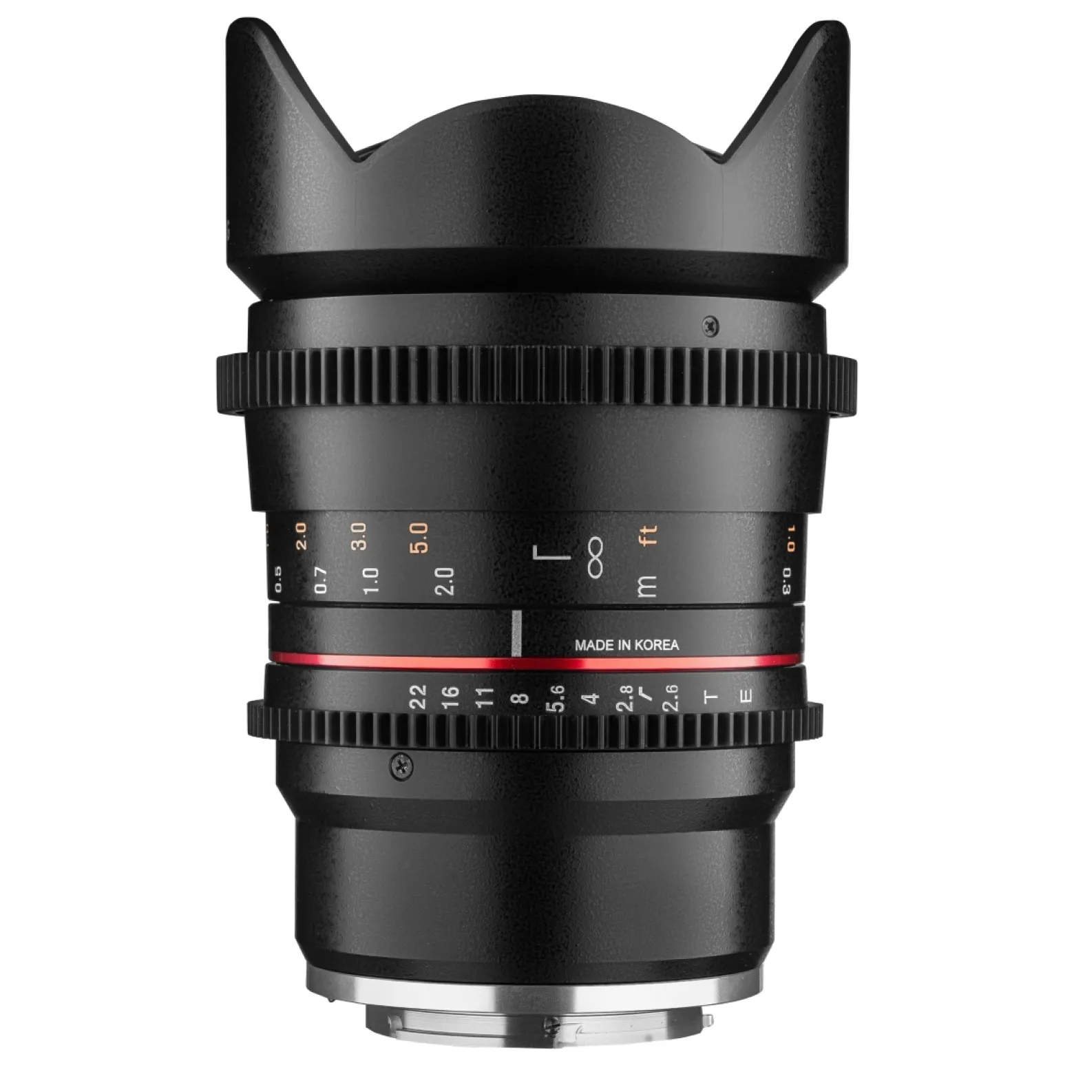 Samyang MF 16mm T2.6 Video DSLR Sony E - manuelles Video Objektiv mit 16mm Festbrennweite für Vollformat oder APS-C Kameras mit Sony E-Mount, ideal für Architektur und Landschaften