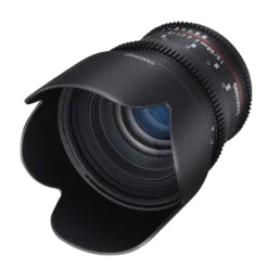 Samyang MF 50 mm T1,5 Video Objektiv DSLR MFT für Vollformat und APS-C Kameras mit stufenloser Blende und weichem Fokus Kameraobjektiv für professionelle Filmaufnahmen