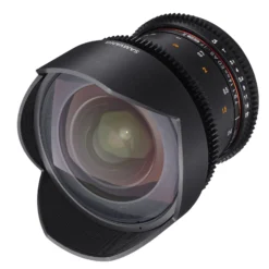 Samyang 14mm T3.1 Video DSLR II für MFT – Vollformat und APS-C Videoobjektiv für MFT Mount, manueller Fokus 0,8 Zahnkranz Gear, 14 mm Weitwinkelobjektiv für MFT-Mount, schwarz
