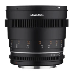 Samyang Normal Cine- und Video Objektiv MF 50mm T1,5 VDSLR MK2 MFT – lichtstark T1,5 für MFT Mount, 50 mm Festbrennweite, Follow Focus Zahnkränze Vollformat, APS-C und MFT, 8K Auflösung