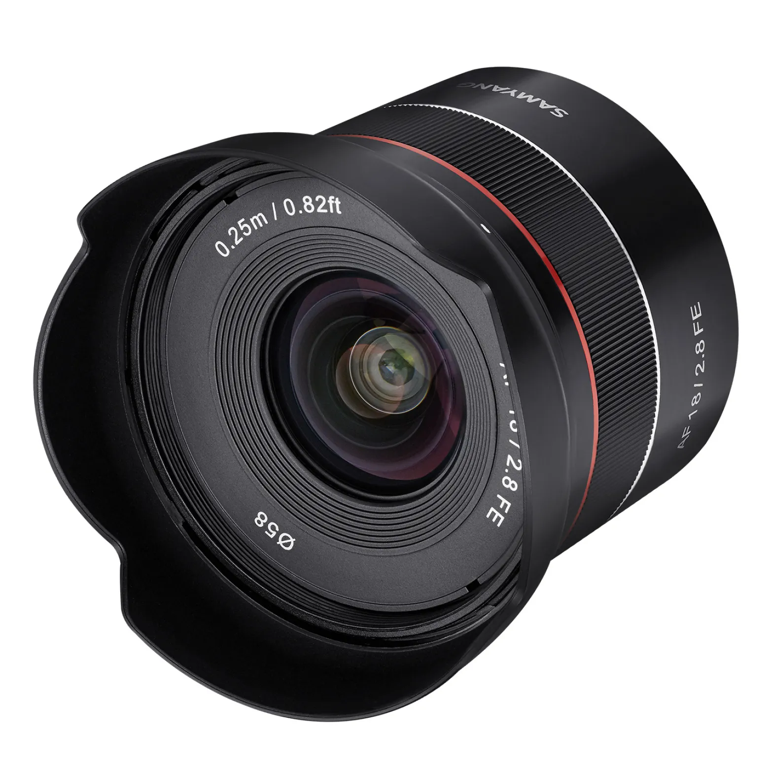 Samyang Objektiv AF 18 mm F2.8 FE (Tiny but Super Wide) – Autofokus Vollformat APS-C Festbrennweite – kompatibel mit Sony E-Mount – Alpha A9 A7 A7C II A7C R A6600 A6500 A6400 A6300 A6000 A5100 A5000