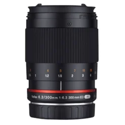 SAMYANG Objektiv APS-C für Anschluss Sony E 300 mm / F6.3 Manueller Fokus, schwarz