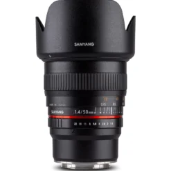 Samyang Objektiv MF 50mm F1.4 kompatibel mit Fuji X – Lichtstark, Vollformat & APS-C – weiches Bokeh & präzise Schärfe, manuelle Fokussierung, Blendenrastung – 45 cm Naheinstellgrenze