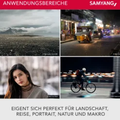 Samyang Porträt Objektiv AF 75mm F1.8 FE (Tiny but Absolute) - Autofokus Vollformat u. APS-C Festbrennweite - kompatibel mit Sony E Mount