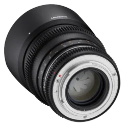 Samyang Tele Cine- und Video Objektiv MF 85mm T1,5 VDSLR MK2 – lichtstark T1,5 kompatibel mit Canon EF Mount, 85 mm Festbrennweite, Follow Focus Zahnkränze Vollformat und APS-C, 8K Auflösung