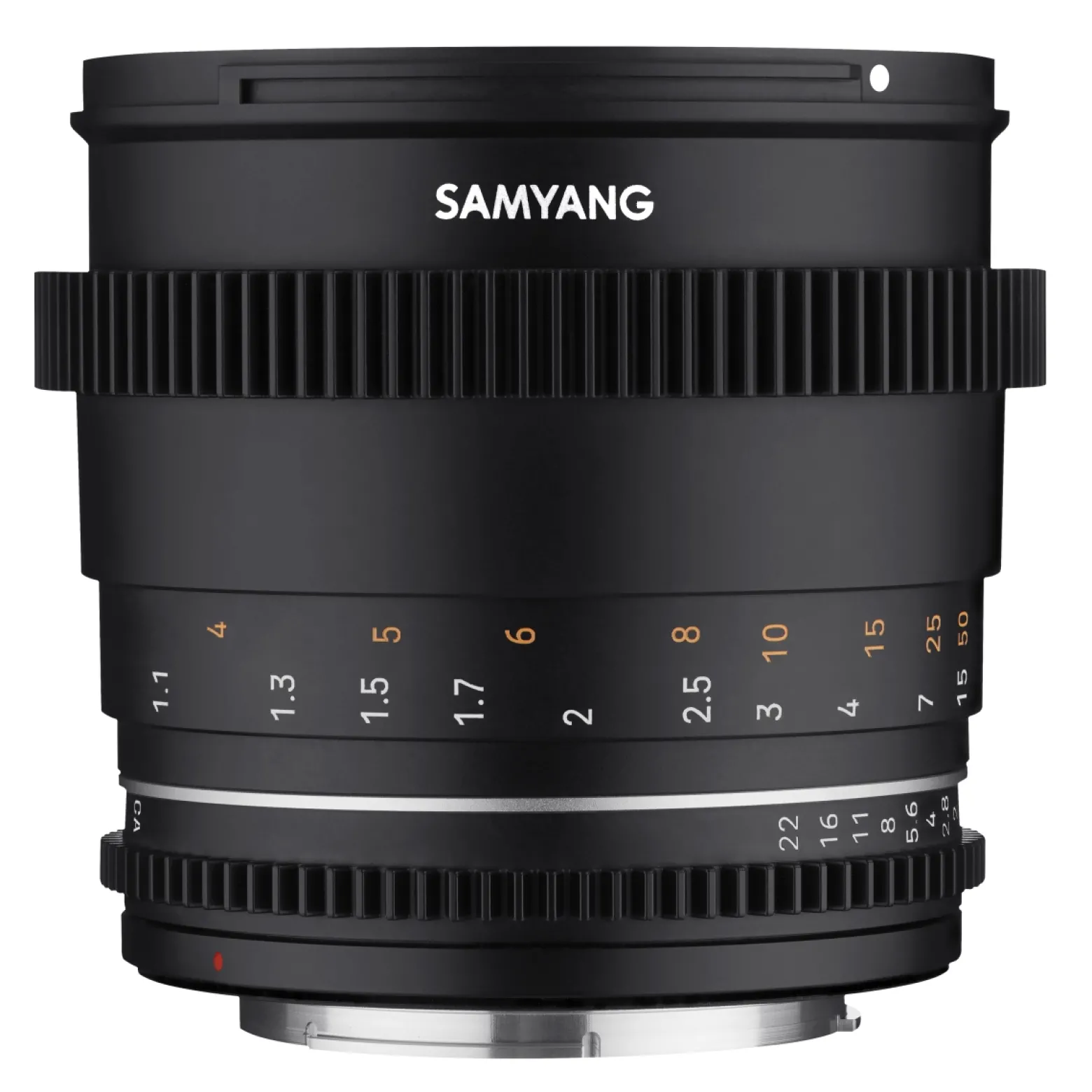 Samyang Tele Cine- und Video Objektiv MF 85mm T1,5 VDSLR MK2 – lichtstark T1,5 kompatibel mit Canon EF Mount, 85 mm Festbrennweite, Follow Focus Zahnkränze Vollformat und APS-C, 8K Auflösung