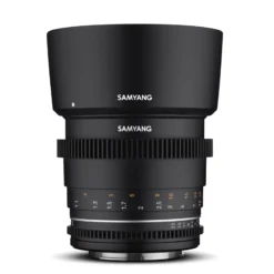 Samyang Tele Cine- und Video Objektiv MF 85mm T1,5 VDSLR MK2 – lichtstark T1,5 kompatibel mit Canon EF Mount, 85 mm Festbrennweite, Follow Focus Zahnkränze Vollformat und APS-C, 8K Auflösung