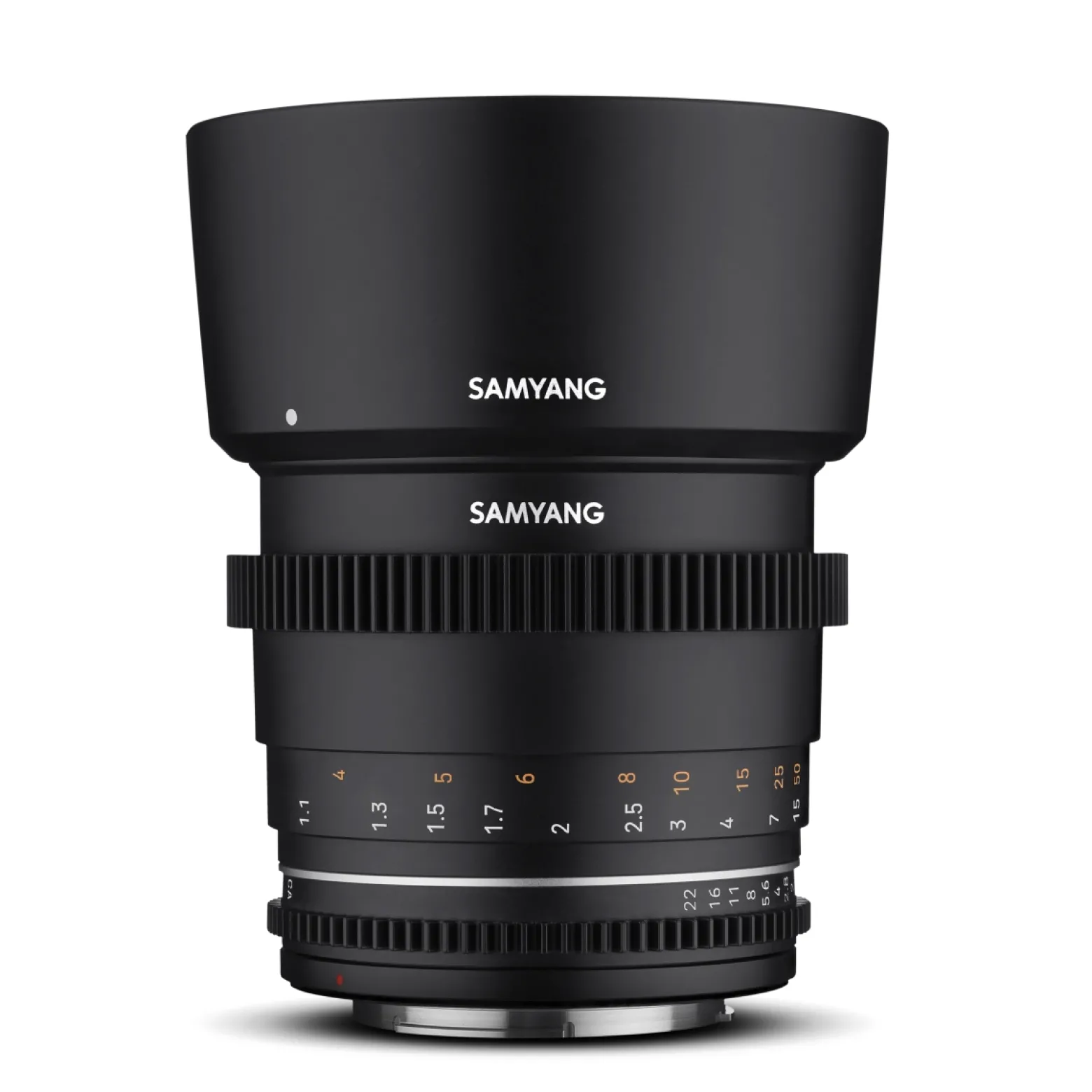 Samyang Tele Cine- und Video Objektiv MF 85mm T1,5 VDSLR MK2 – lichtstark T1,5 kompatibel mit Canon EF Mount, 85 mm Festbrennweite, Follow Focus Zahnkränze Vollformat und APS-C, 8K Auflösung