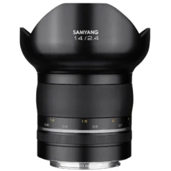 Samyang Ultraweitwinkel Objektiv XP 14mm F2.4 kompatibel mit Nikon F – manuell, 14 Festbrennweite für Vollformat & APS-C Kameras mit F Anschluss, ideal für Architektur und Nachtaufnahmen, Schwarz