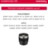 Samyang V-AF 75 mm T1,9 FE Video-Objektiv kompatibel mit Sony E, Kameraobjektiv mit Autofokus, 8K Auflösung, hohe Lichtstärke, integrierte Tally Lamp geeignet für Vollformat und APS-C