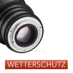 Samyang Weitwinkel Cine- und Video Objektiv MF 35mm T1,5 VDSLR MK2 MFT – lichtstark T1,5 für MFT Mount, 35 mm Festbrennweite, Follow Focus Zahnkränze Vollformat, APS-C und MFT, 8K Auflösung