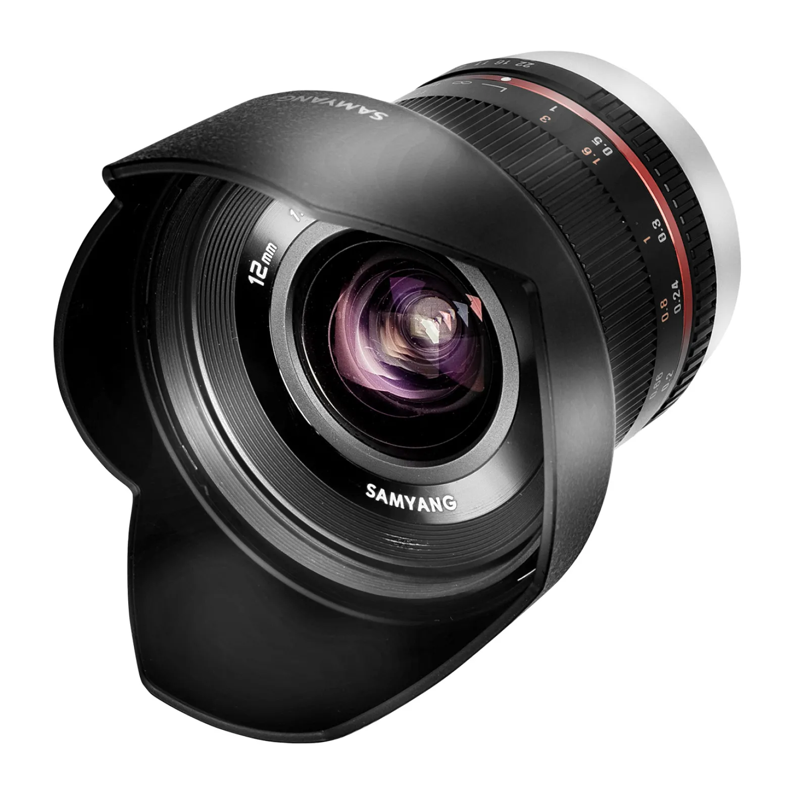 Samyang Weitwinkel Festbrennweite Objektiv 12mm F2.0 APS-C kompatibel mit Canon M – APS-C, manueller Fokus – für Kamera EOS M6 Mark II, EOS M50, EOS M200, EOS M100, EOS M10, EOS M6 II – schwarz