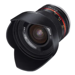 Samyang Weitwinkel Festbrennweite Objektiv 12mm F2.0 APS-C kompatibel mit Sony E – APS-C, MF – für Kameras Alpha 6600 6500 6400 6300 6100 6000 5100 5000 – schwarz