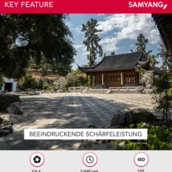 Samyang Weitwinkel Objektiv AF 12mm F2.0 E kompatibel mit Sony E Mount – Autofokus APS-C Festbrennweite – für Kameras Alpha 6600 6500 6400 6300 6100 6000 5100 5000 NEX – schwarz