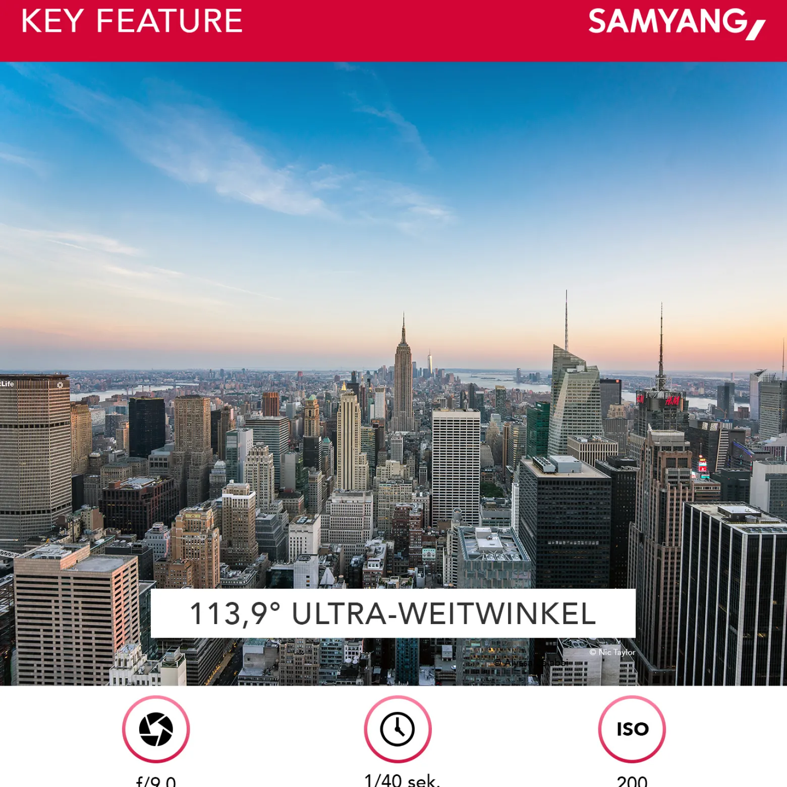 Samyang Weitwinkel Objektiv AF 14mm F2,8 kompatibel mit Sony FE – Autofokus Ultra mit 14 mm Festbrennweite – für spiegellose Vollformat und APS-C Kameras mit E Mount – Metallgehäuse