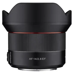 Samyang Weitwinkel Objektiv AF 14mm F2,8 EF kompatibel mit Canon EF – mit 116,6° Bildwinkel & präziser Autofokus – Festbrennweite für alle Spiegelreflex EF Vollformat & APS-C Kameras