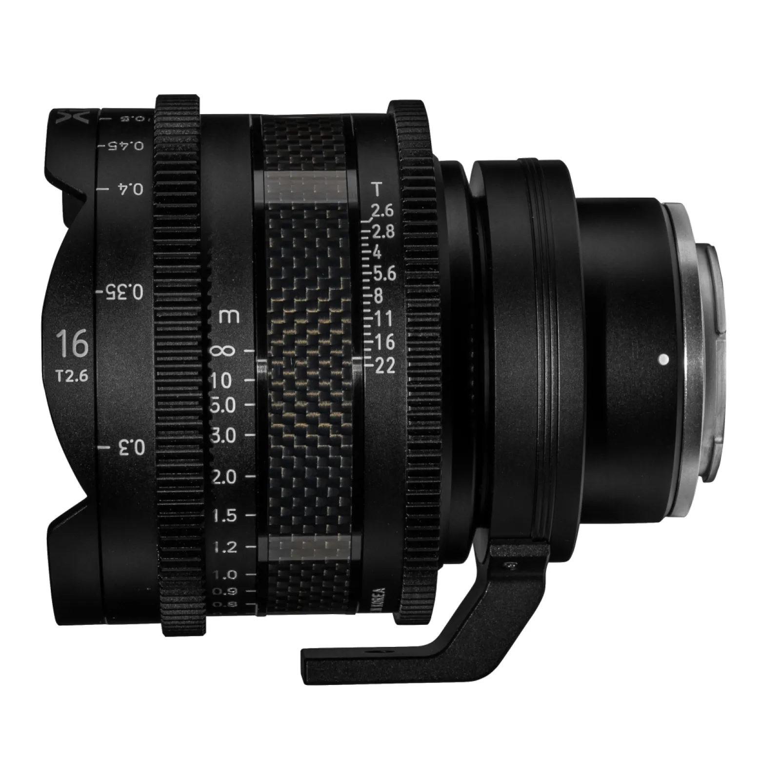 Samyang XEEN CF Cinema Objektiv - 16 mm / T2,6 / 8K Auflösung / Vollformat - Kohlefaser Videoobjektiv - kompatibel mit Sony E Mount