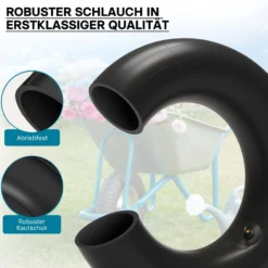Schlauch für den Rasenmäherreifen 18x8.50-8 mit Winkelventil Reifendecke Reifenschlauch Traktor