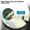Schlauch für den Rasenmäherreifen 13x5.00-8 mit Winkelventil Reifendecke Reifenschlauch Traktor