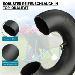Schlauch für den Rasenmäherreifen 13x5.00-8 mit Winkelventil Reifendecke Reifenschlauch Traktor