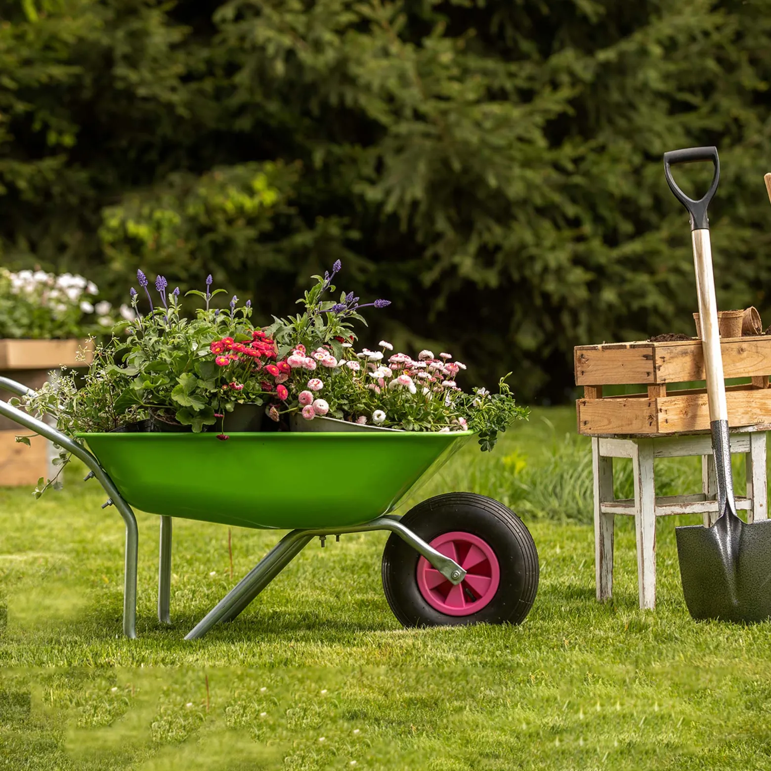 Schlauch für den Rasenmäherreifen 13x5.00-8 mit Winkelventil Reifendecke Reifenschlauch Traktor