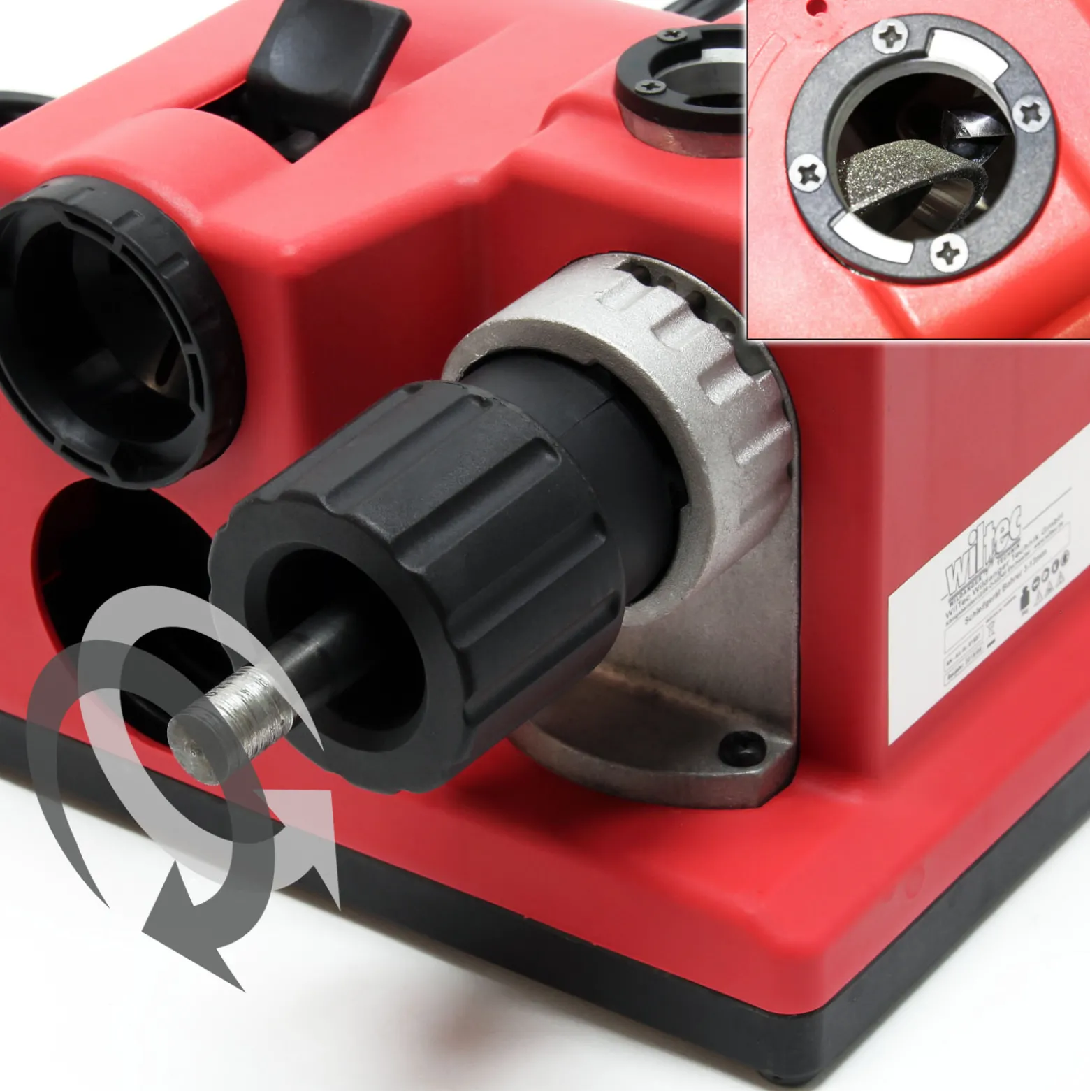 Schleifgerät für Bohrer 3-13 mm Bohrerschleifgerät 4200U/min mit 80W Metall-Bohrer schärfen