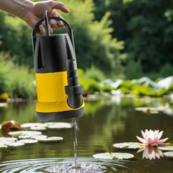 Schmutzwasserpumpe 12500l/h, 750W, max. Förderhöhe 8,5m, Fremdkörper bis Ø5mm