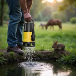 Schmutzwasserpumpe 13000 l/h 750 W, max. Förderhöhe 7,5 m, Fremdkörper bis Ø 35 mm
