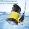 Schmutzwasserpumpe 5.000l/h, 250W, max. Förderhöhe 6m, Fremdkörper bis max. Ø5mm