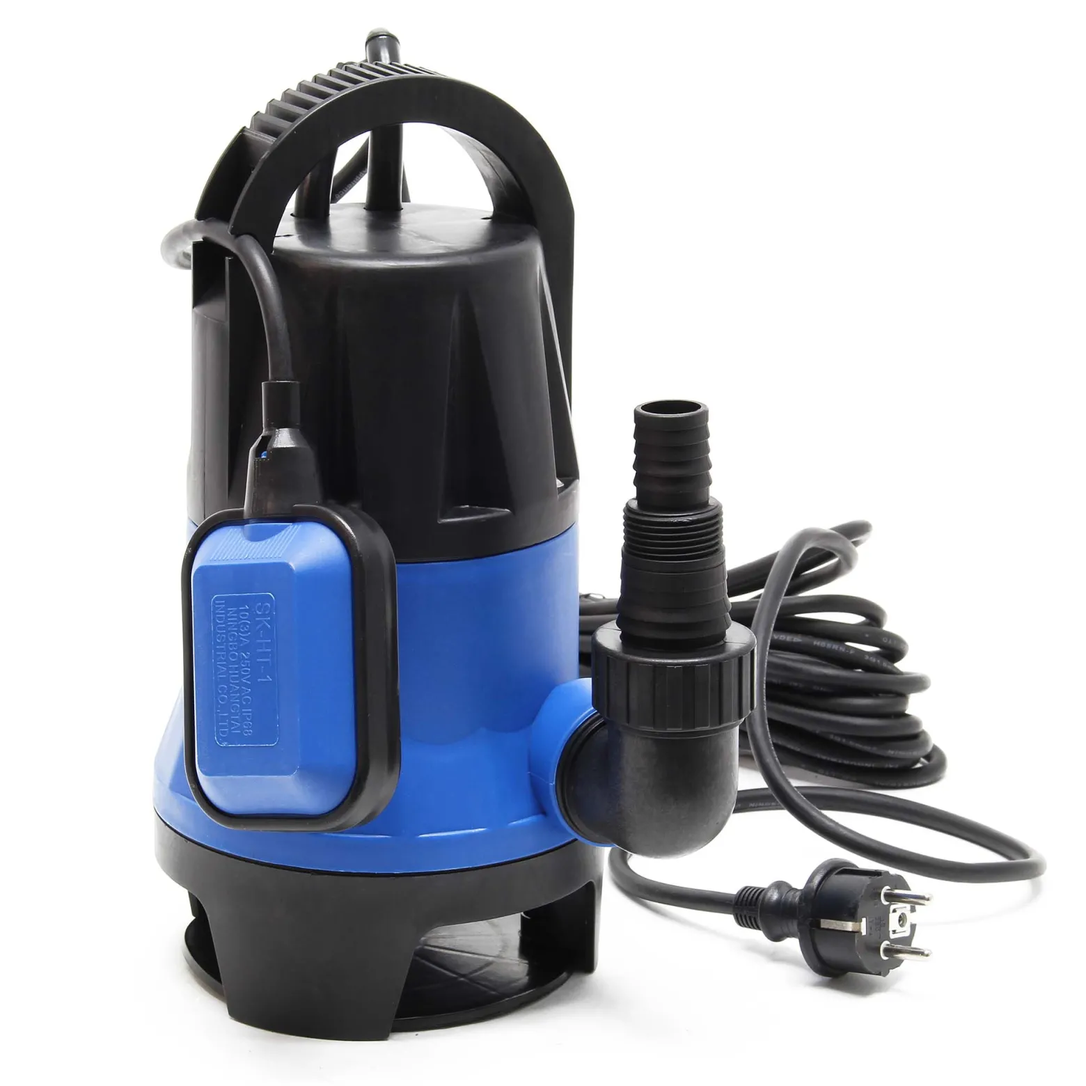 Schmutzwasserpumpe 400 W 7500 l/h Tauchpumpe Gartenpumpe Brunnenpumpe Entwässerungspumpe