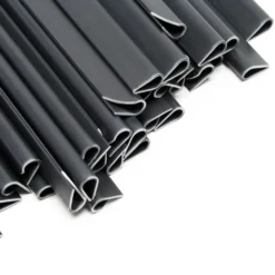 Sichtschutz Streifen, 70mx19cm Anthrazit aus PVC 650g/m², mit 40 Clips, Zaunfolie