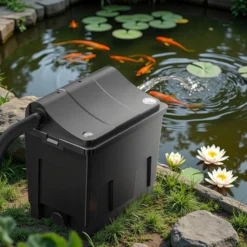 SunSun CBF-200A Bioteichfilter mit 1 Kammer-System für Koi Teich, 6.000 l/h inkl Filtermaterial Biofilter Bio Teichfilter Durchlauffilter Filteranlage