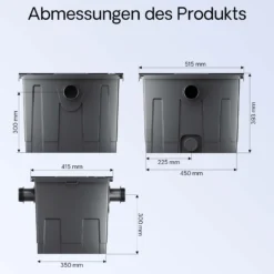 SunSun CBF-350B Bio Upgrade Set 2 auf CBF-350C 90000L Teichvolumen Durchlauffilter Biofilter Teichfilter