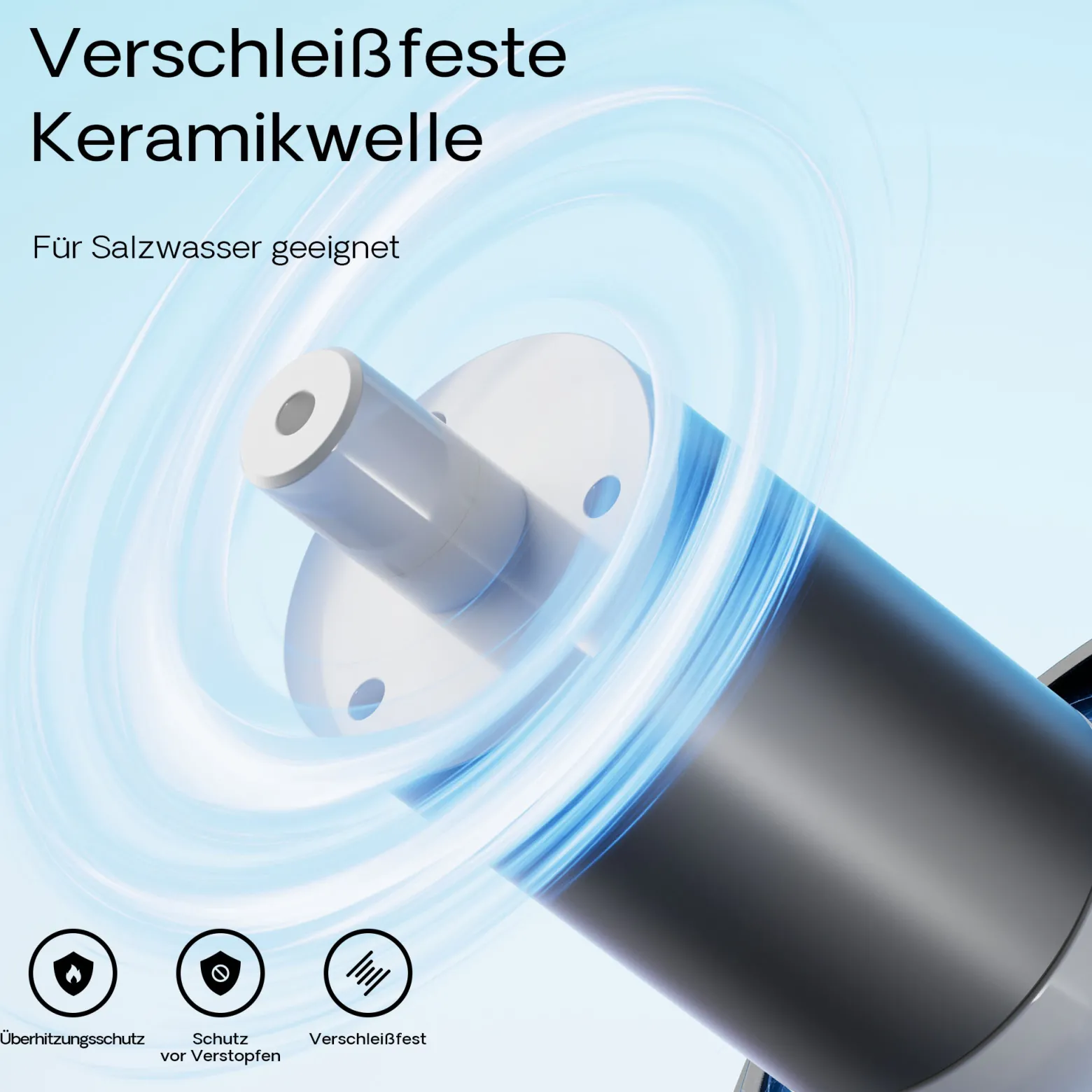 SunSun CEF-22000 Rohrpumpe 22.000 l/h / 95 W Hochleistungs Teichpumpe, Strömungspumpe mit Keramikwelle, Umwälzpumpe, Teichfilter
