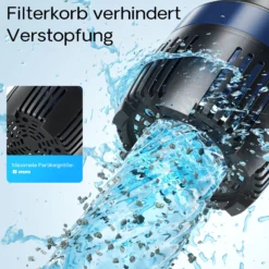 SunSun CEF-26000 Rohrpumpe 26.000 l/h / 135 W Hochleistungs Teichpumpe, Strömungspumpe mit Keramikwelle, Umwälzpumpe, Teichfilter