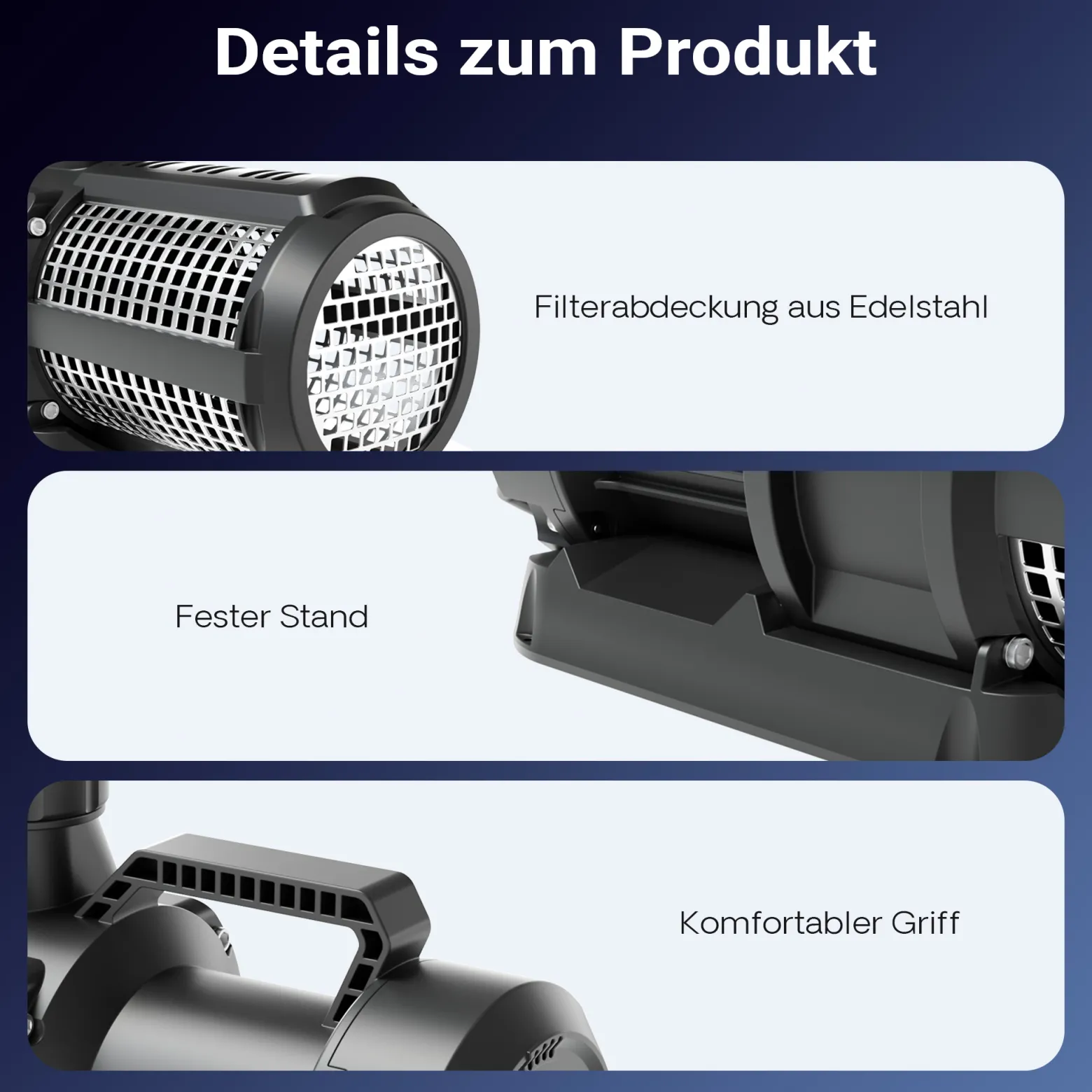 SunSun CET-35000 SuperECO Teichpumpe 32.000 l/h / 450 W, energiesparende Filterpumpe, Bachlaufpumpe für Koiteiche, Umwälzpumpe, Gartenteichpumpe