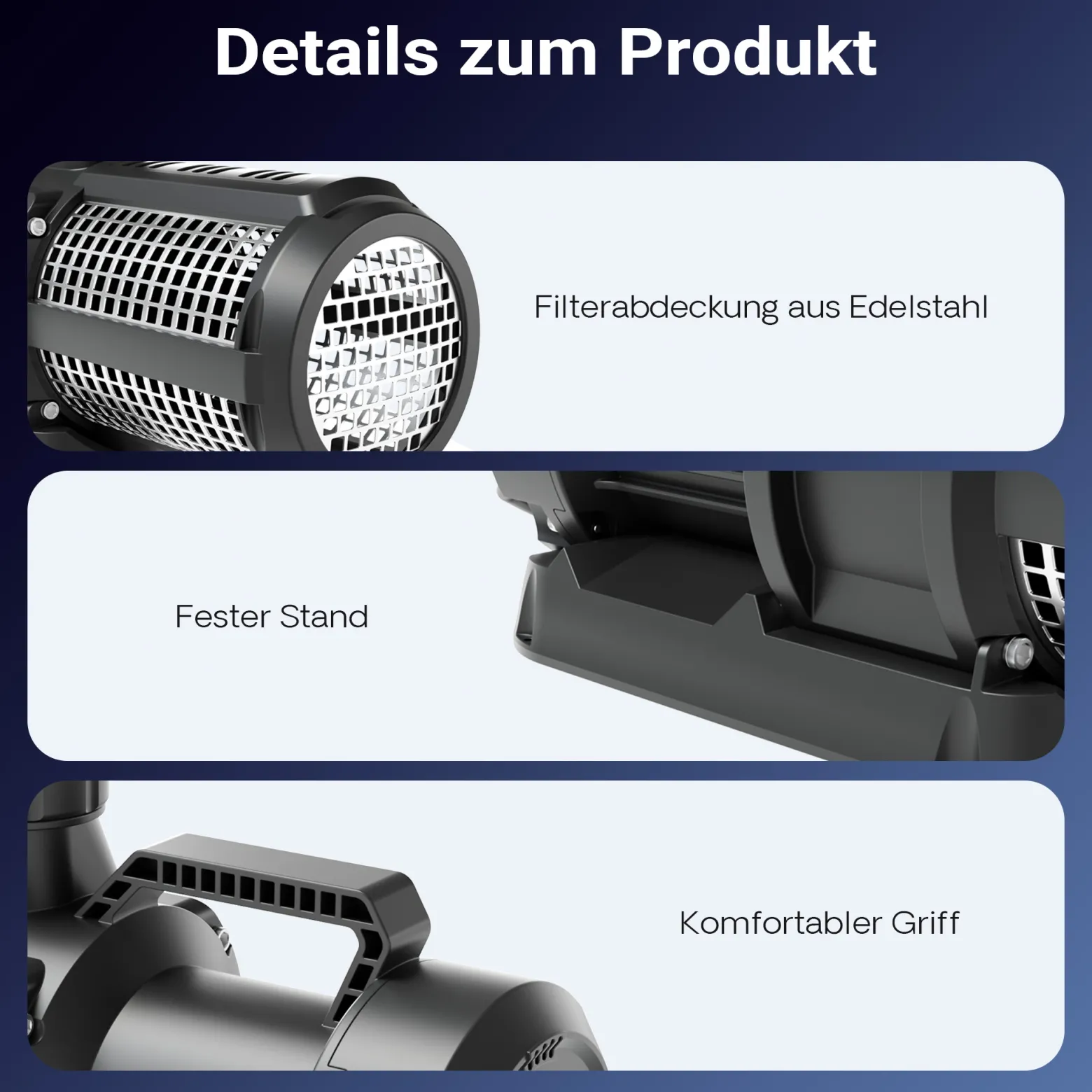 SunSun CET-30000 SuperECO Teichpumpe 28.000 l/h / 400 W, energiesparende Filterpumpe, Bachlaufpumpe für Koiteiche, Umwälzpumpe, Gartenteichpumpe