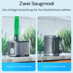 SunSun CHJ-1500 ECO Aquarium Pumpe 1500 l/h 25 W Aquariumpumpe mit regulierbarem Durchfluss für großes Aquarium für Süßwasser und Salzwasser
