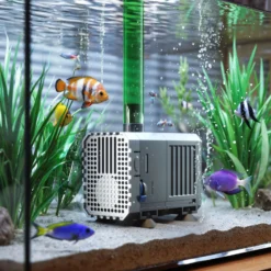 SunSun CHJ-1500 ECO Aquarium Pumpe 1500 l/h 25 W Aquariumpumpe mit regulierbarem Durchfluss für großes Aquarium für Süßwasser und Salzwasser