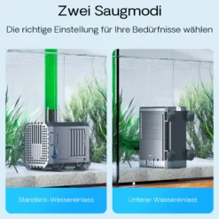 SunSun CHJ-500 ECO Aquarium Pumpe 500 l/h 7 W Aquariumpumpe mit regulierbarem Durchfluss für kleines Aquarium für Süßwasser und Salzwasser