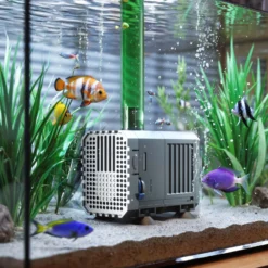 SunSun CHJ-500-10 ECO Teichpumpe 500 l/h / 7 W, energiesparende Filterpumpe, Bachlaufpumpe für Koiteiche, Umwälzpumpe, Gartenteichpumpe